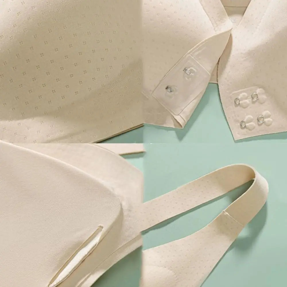 Sujetador inalámbrico con hebilla frontal en V profundo, sujetador antiflacidez a prueba de golpes para mujer, lencería de Copa grande, sujetadores sin costuras para niñas y mujeres