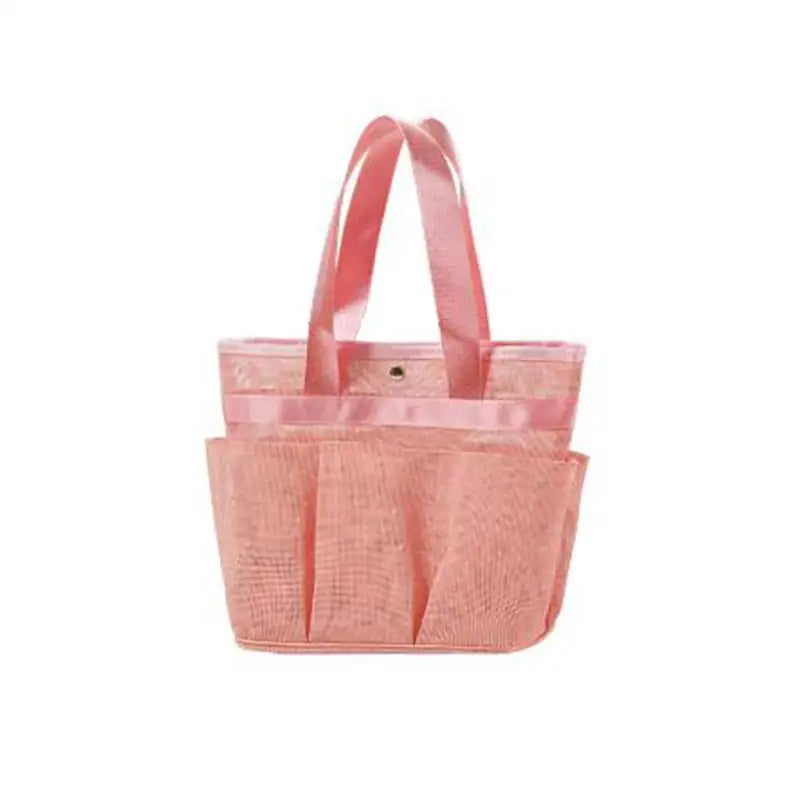 Bolsa de ducha de malla, bolsa de aseo colgante, bolsa de lavado portátil, bolsa de cosméticos de secado rápido, organizador de ducha para baño, dormitorios, Camping