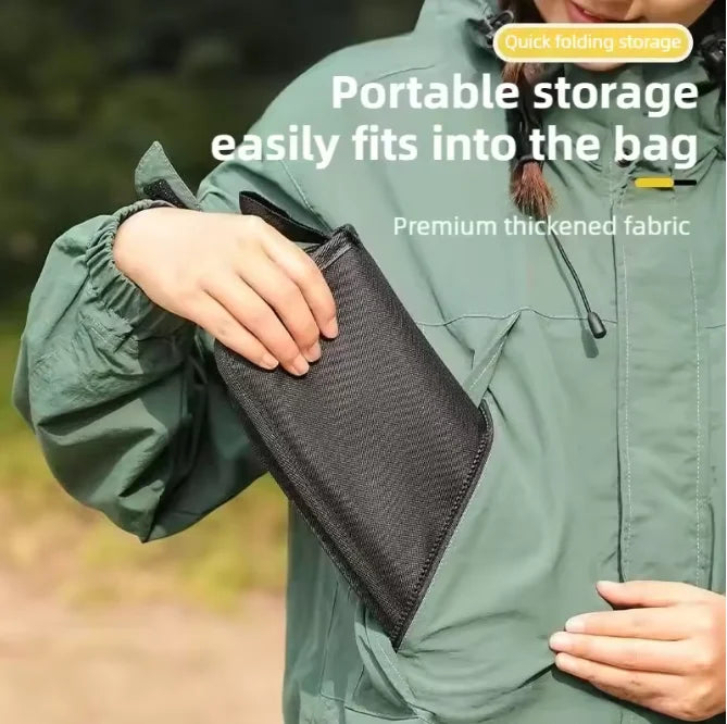 Taburete plegable portátil con cremalleras ajustables, estructura de metal duradera, silla de pesca con cremallera, silla para acampar al aire libre y senderismo