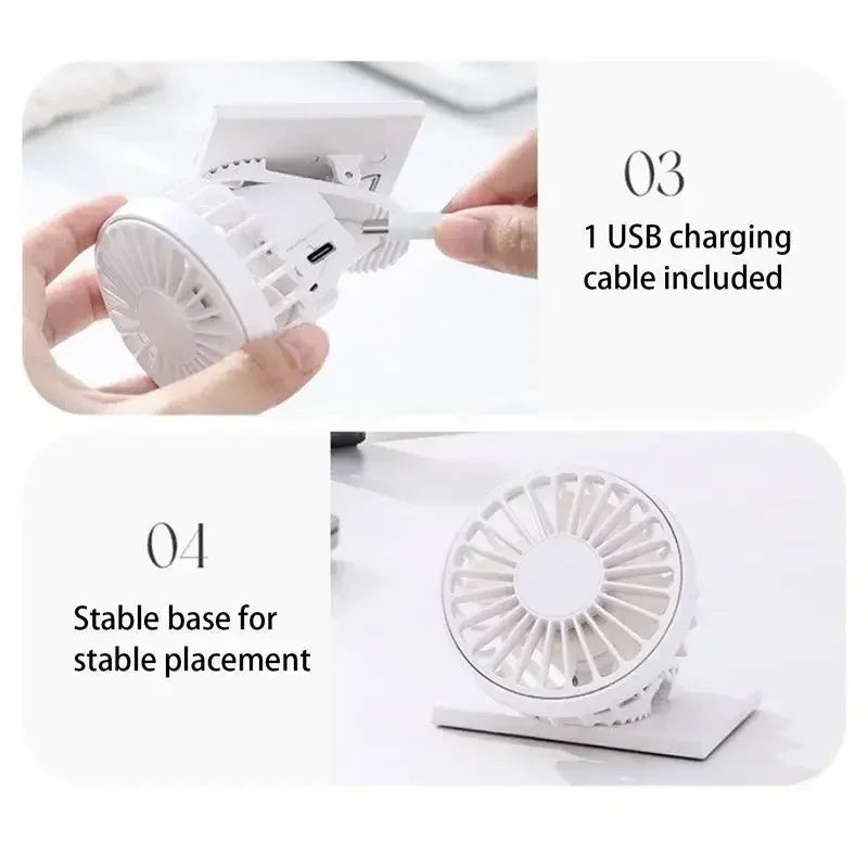 Nuevo ventilador Solar portátil con Clip para sombrero, miniventilador recargable por USB con Clip, ventilador enfriador de aire para verano, senderismo al aire libre, Camping, pesca