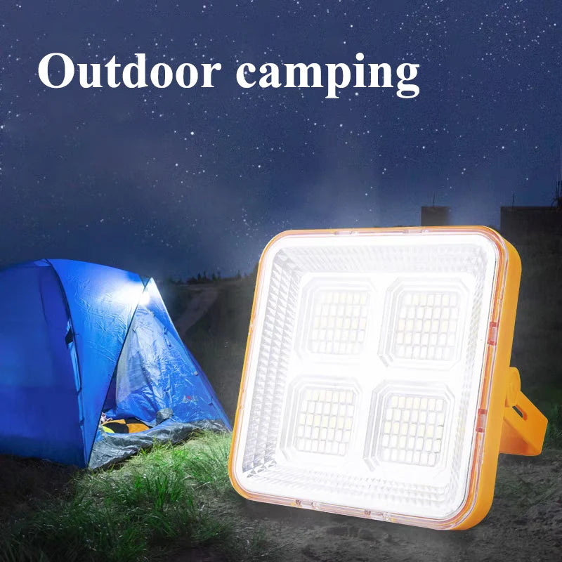 Linterna solar portátil con luces solares recargables por USB para exteriores, luz solar de emergencia para Parkside, viajes, caminatas, luces LED para acampar