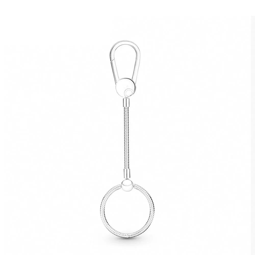 Nuevo original Plata de Ley 925 chapada brillante en forma de corazón collar pulsera mujer regalo de cumpleaños del Día de San Valentín joyería DIY