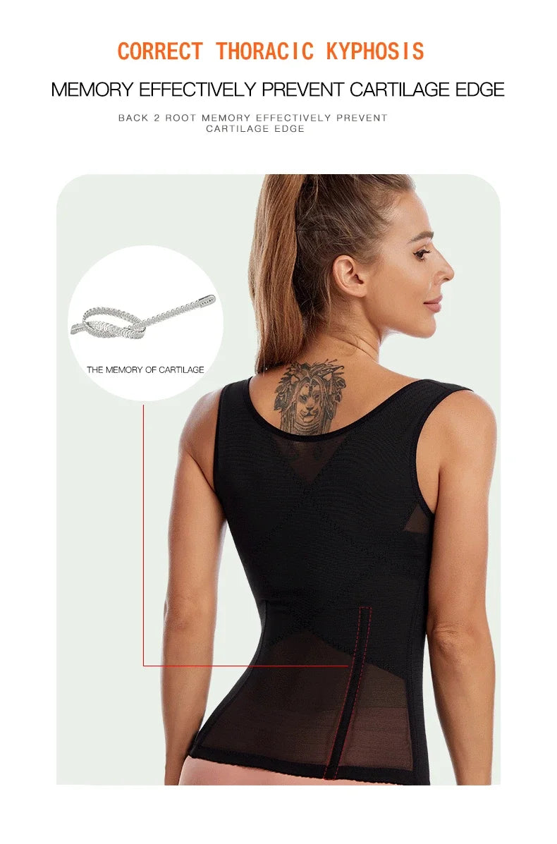 Corsé de cintura posparto para mujer, Top de barriga, ropa moldeadora, envoltura adelgazante, entrenador de cintura plana para vientre, moldeador de cuerpo