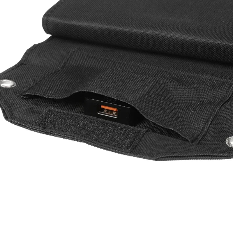 Panel Solar plegable de 60W, 80W, 100W, 5V, USB, bolsa plegable portátil, cargador de batería para teléfono, Camping al aire libre, Banco de energía impermeable