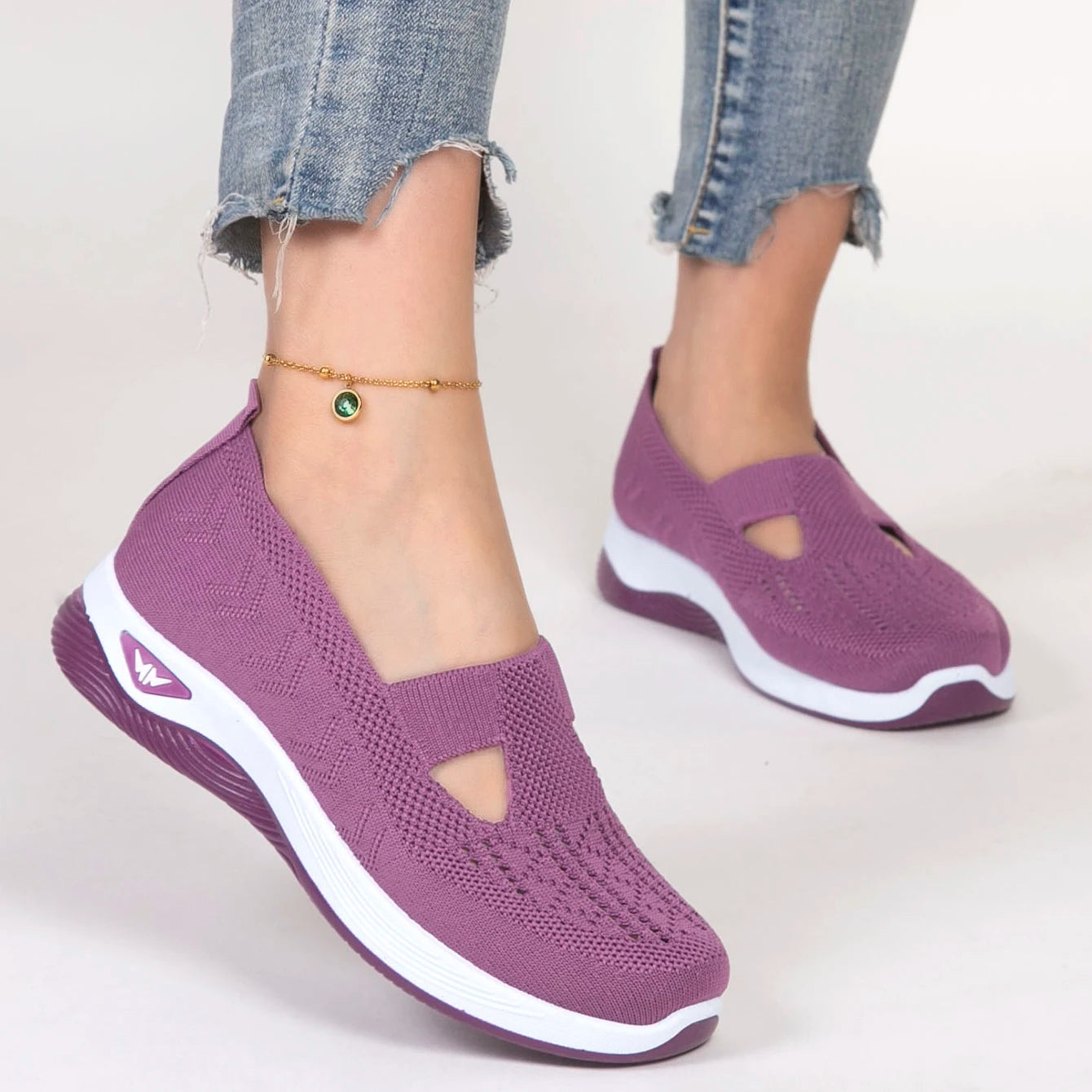 Nuevos zapatos deportivos de primavera para mujer, zapatos deportivos informales a la moda, transpirables, ligeros, antideslizantes, resistentes al desgaste, zapatos planos
