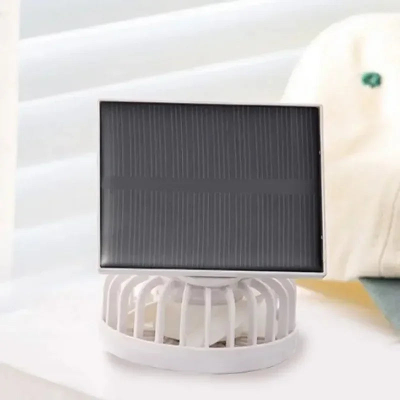 Nuevo ventilador Solar portátil con Clip para sombrero, miniventilador recargable por USB con Clip, ventilador enfriador de aire para verano, senderismo al aire libre, Camping, pesca