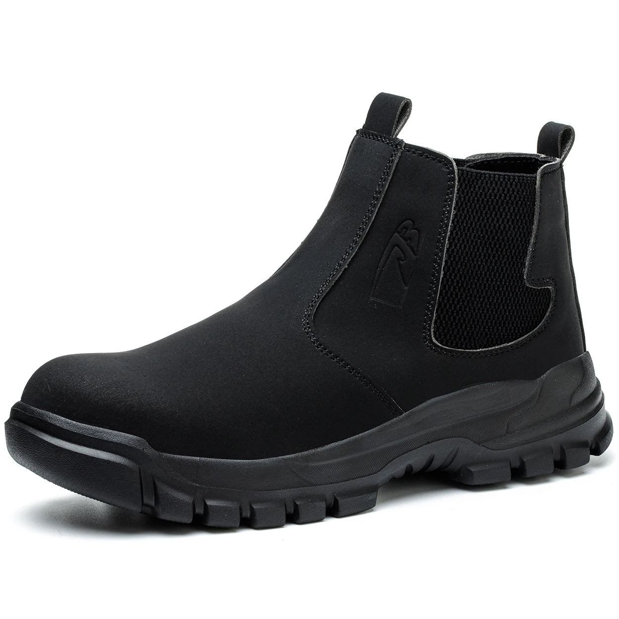 Botas de trabajo de seguridad impermeables para hombre, zapatos con punta de acero, botas protectoras antigolpes y antipinchazos para aventuras al aire libre y senderismo