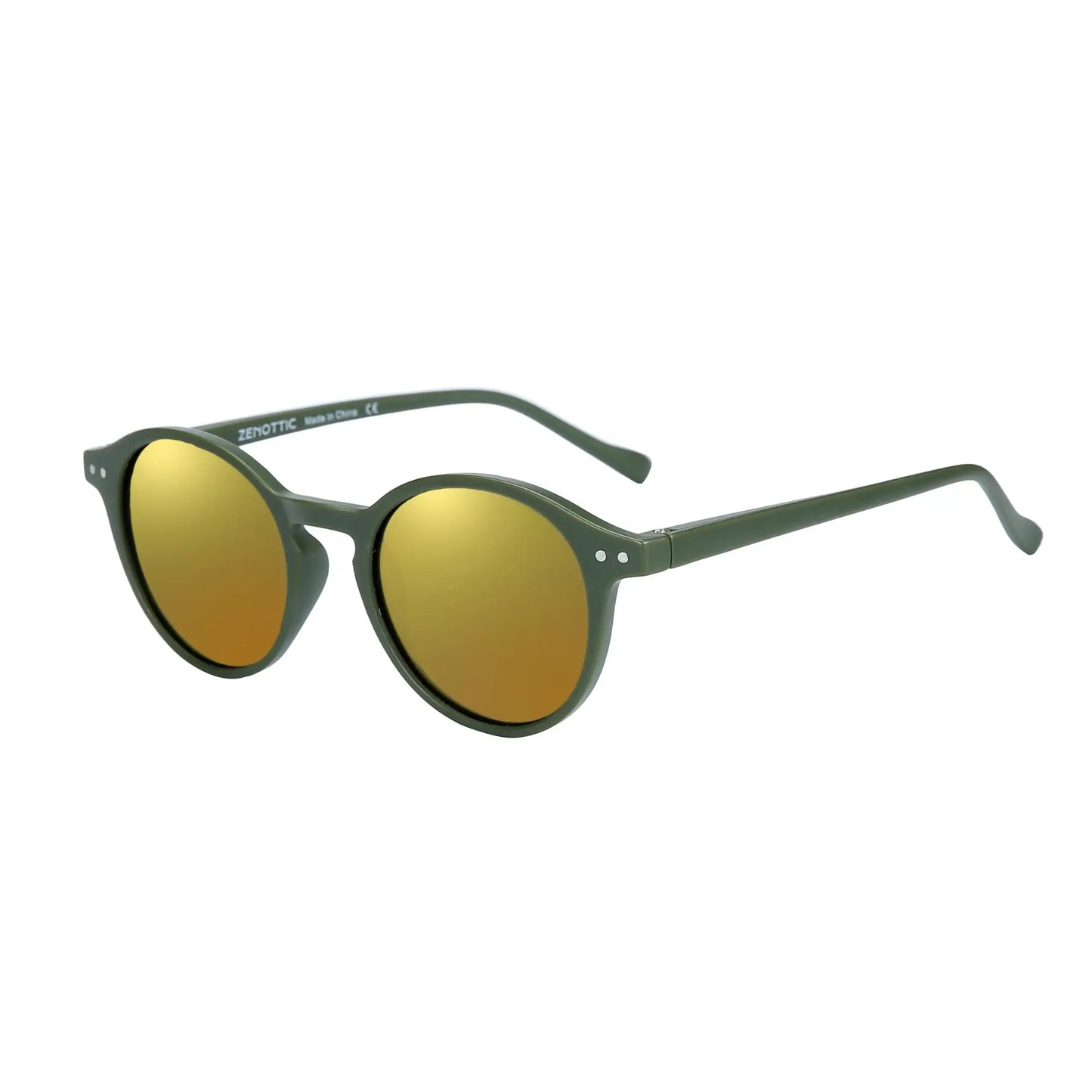 ZENOTTIC (tamaño S) gafas de sol polarizadas circulares Retro 2024 2025 hombres mujeres Vintage pequeñas gafas de sol redondas UV400 gafas de sol