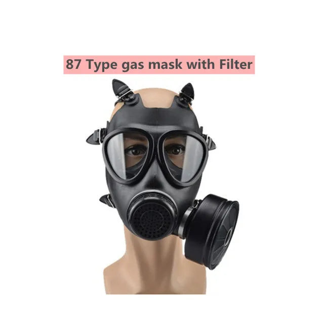 Nuevo Respirador MF14/87, máscara de Gas de cara completa con filtro de carbón activado para protección contra la contaminación nuclear y los vapores, productos quÃÂmicos