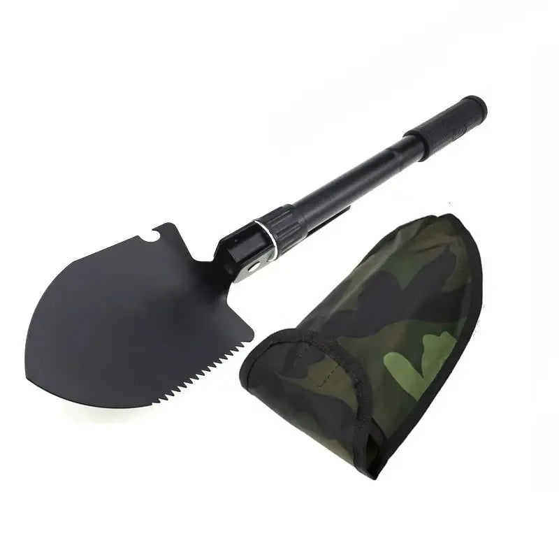 Pala de ingeniero, pala militar para exteriores, pala militar plegable multifuncional, vehículo, pala de pesca para acampar, púa, 1 ud.