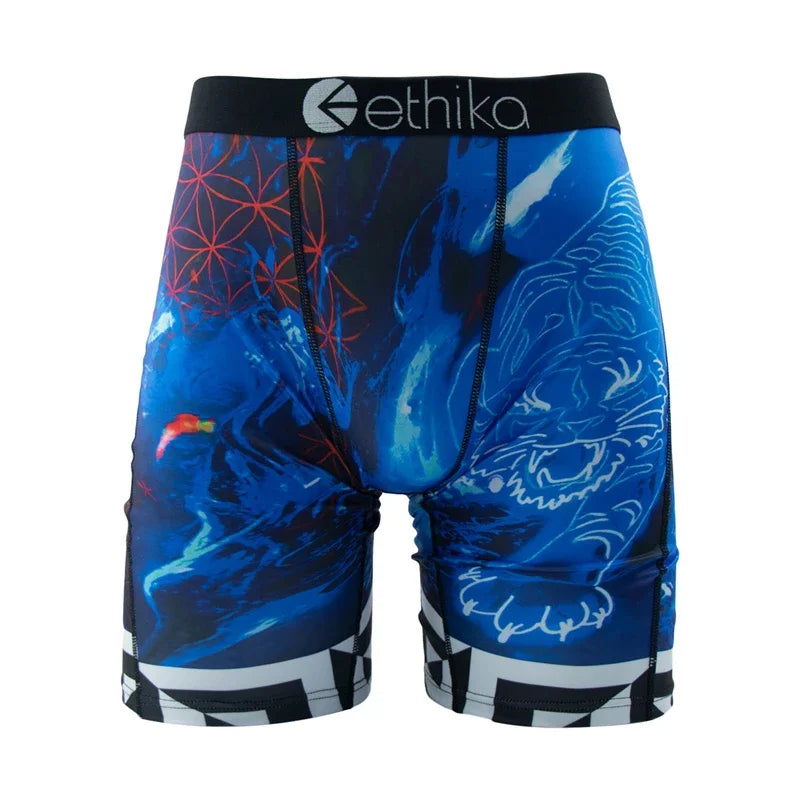 ETHIKA, 1 Uds., ropa interior para hombre, Boxershorts sexis, bañadores transpirables para hombre, calzoncillos de talla grande S-3XL para hombre, calzoncillos de natación, Boxers para hombre