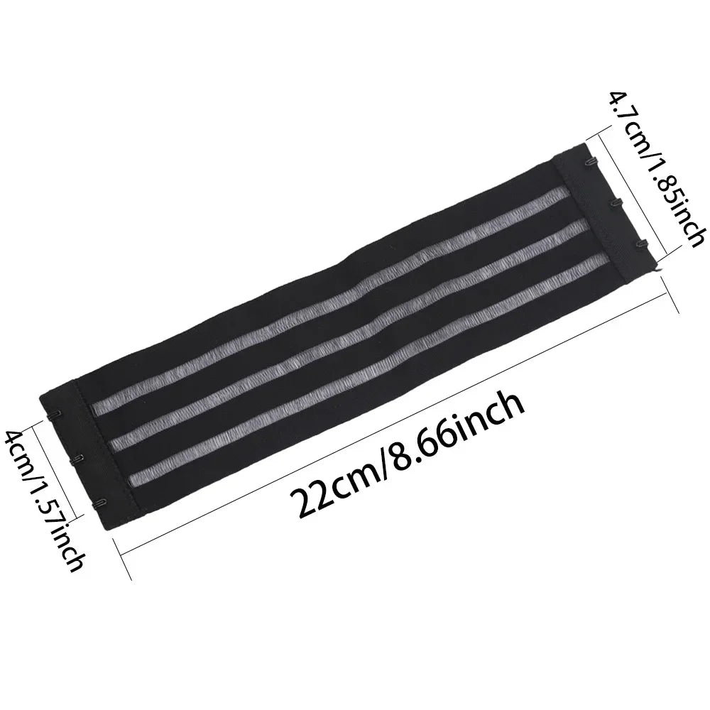 Tirantes de sujetador transparentes antideslizantes con 3 hebillas para mujer, correa de sujetador transparente Invisible, extensor de sujetador elástico sin espalda, correa de hombro ajustable