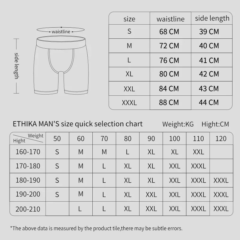 Calzoncillos Bóxer estampados para hombre, ropa interior Sexy, 3 piezas, talla grande XXXL