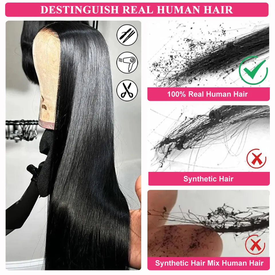 Pelucas sin pegamento Pull Go con cordón elástico 250% recto 13x6 HD pelucas frontales de encaje separación Max peluca de cabello humano Frontal de encaje completo