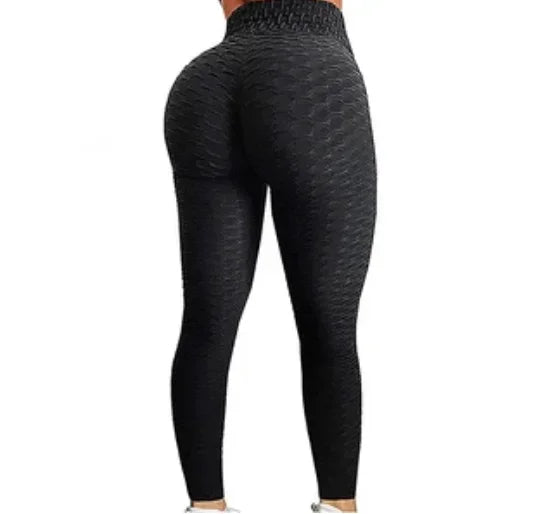 Mallas Push Up a la moda para mujer, mallas deportivas de cintura alta para Fitness, mallas sexis para levantamiento de glúteos, entrenamiento, gimnasio