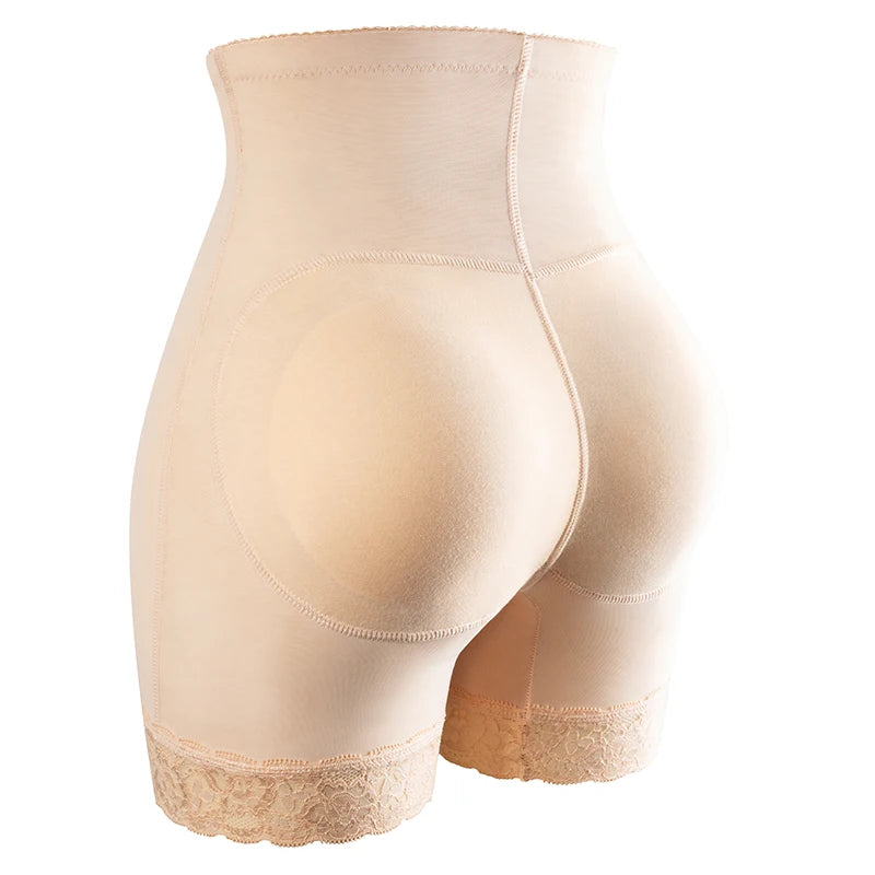 Entrenador de cintura alta, levantador de glúteos con bragas de Control acolchadas, ropa interior adelgazante, moldeadores de barriga, corsé moldeador