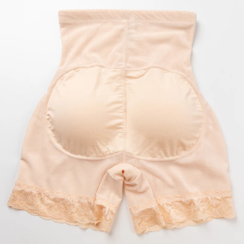 Entrenador de cintura alta, levantador de glúteos con bragas de Control acolchadas, ropa interior adelgazante, moldeadores de barriga, corsé moldeador