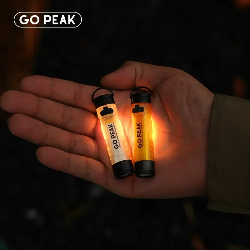 MOUNTAINHIKER-linterna LED con Clip para sombrero de bolsillo, linterna portátil recargable de larga duración con Clip, iluminación ambiental para acampar al aire libre