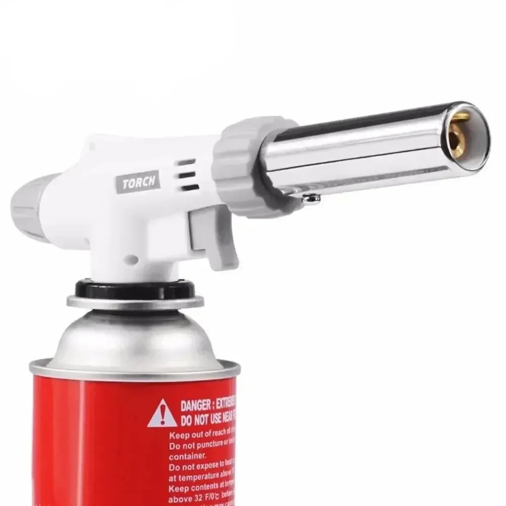 Práctico pistola de llama, quemador de Gas de soldadura, soplete de Gas de llama, pistola de llama para barbacoa, Camping, cocina, equipo de camping