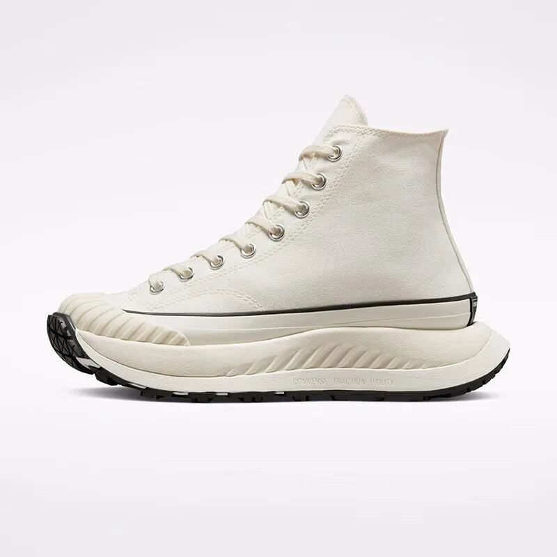 Converse zapatos para hombres y mujeres 2024 otoño suela gruesa resistente al desgaste moda cómoda ocio deportes zapatos de lona A01682