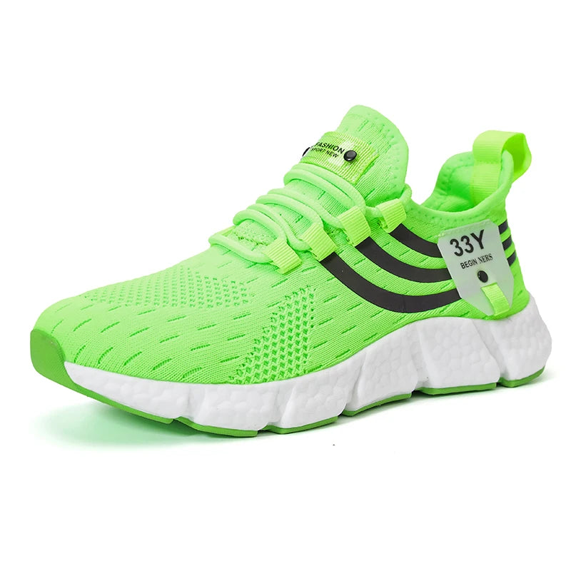 Zapatillas de deporte informales para hombre, zapatos deportivos transpirables de verano, zapatos ligeros de malla para correr al aire libre, zapatos atléticos para correr Tenis para caminar