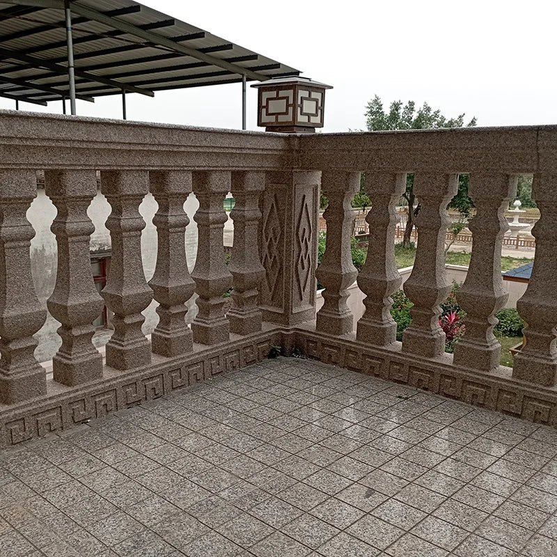 Nuevo molde de barandilla de columna romana gruesa, edificios de jardín, barandilla fundida en el lugar, columna de cemento, molde de barandilla reutilizable para balcón