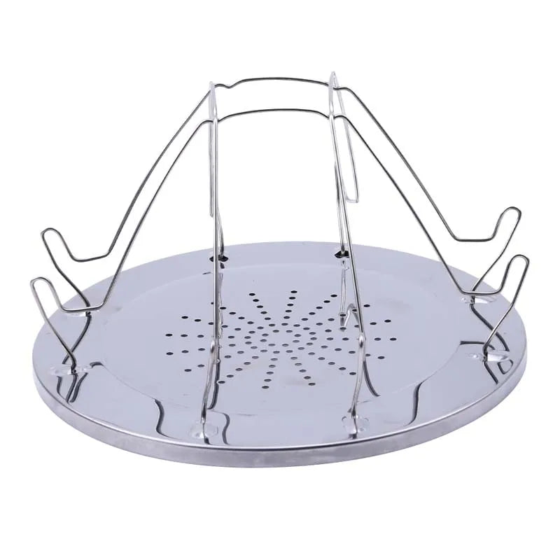 Rejilla para tostadas portátil Simple de acero inoxidable, tostadora para acampar al aire libre, parrilla portátil plegable, estufa multiusos, parrilla de alta calidad