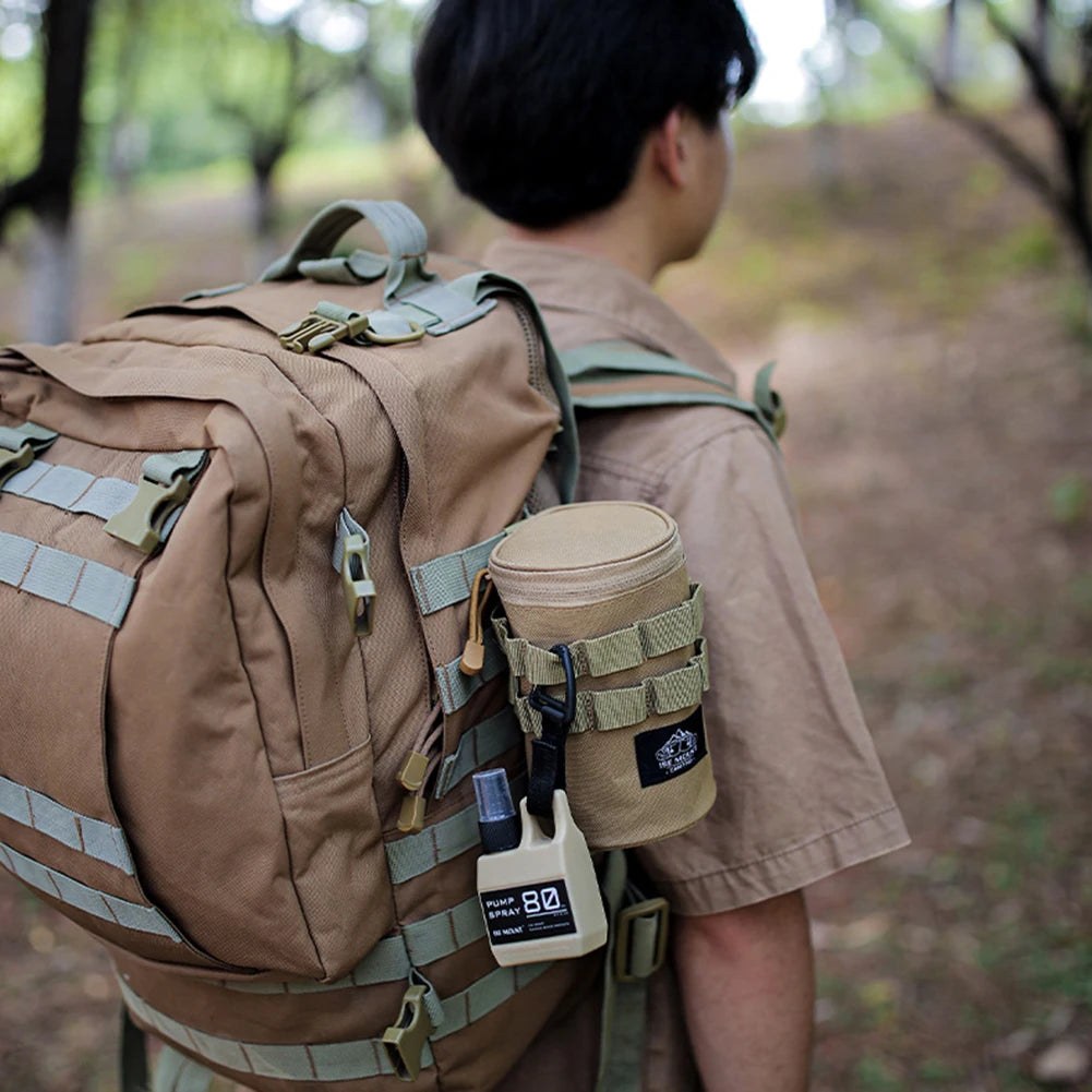 Bolsa de almacenamiento de viaje, bolsa ligera con agujeros colgantes, accesorio de Camping con asa para viajes al aire libre