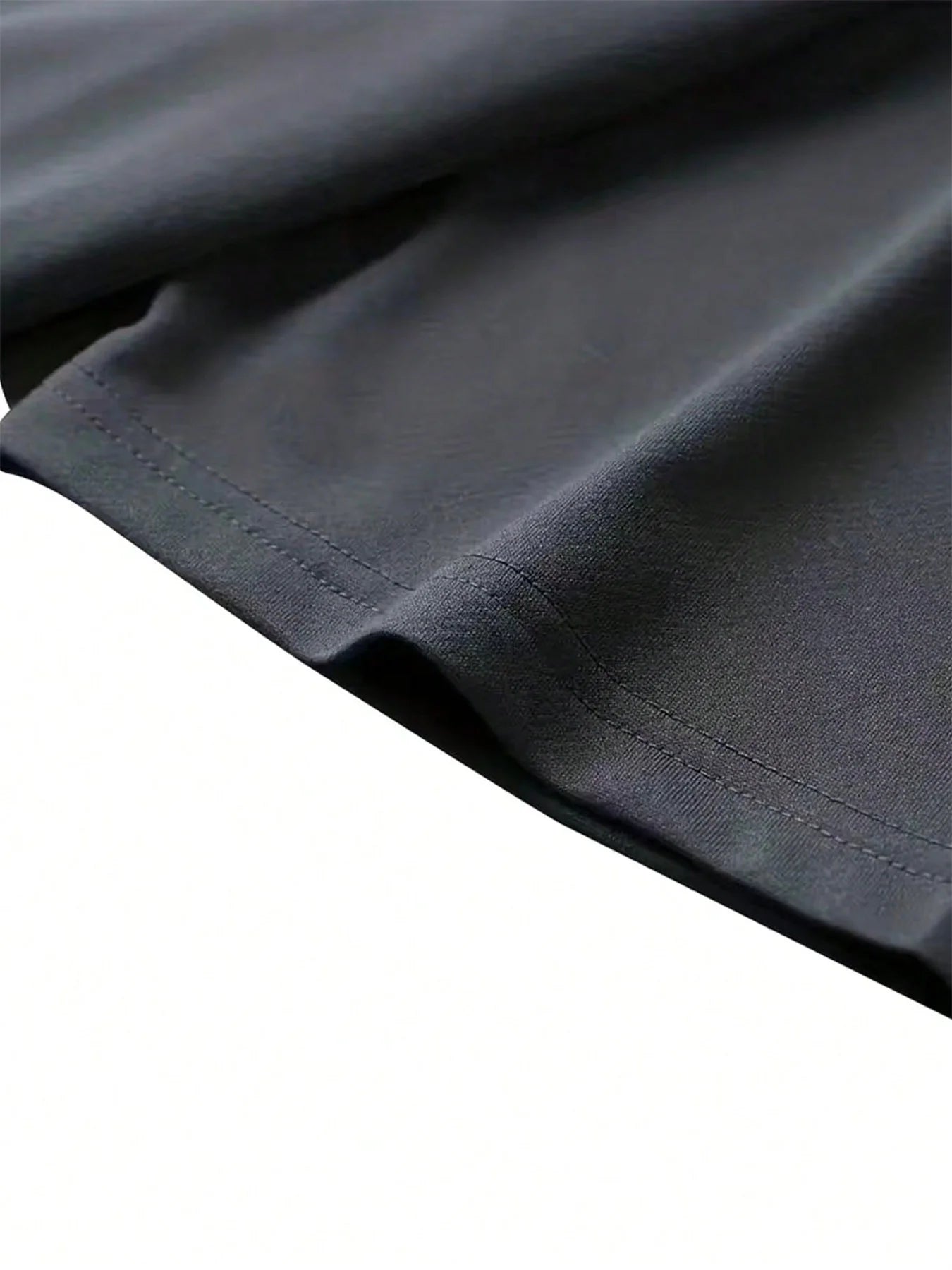Camiseta de manga corta con cuello redondo para hombre, 100% algodón, informal, a la moda, holgada, de talla grande, con estampado de letras, deportiva