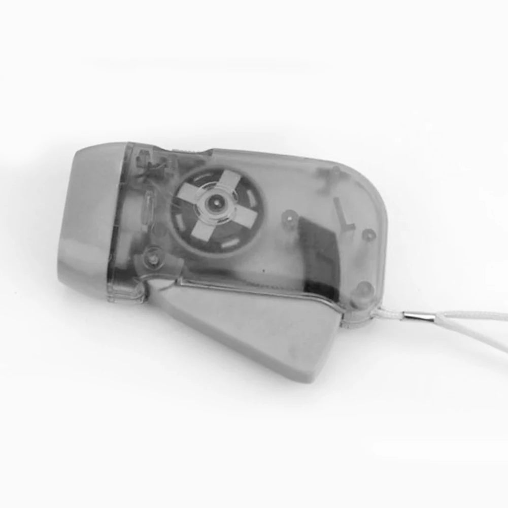 Linterna LED con dínamo de presión manual, linterna de cuerda con manivela, luz de antorcha, lámpara de Camping con prensa manual para emergencias