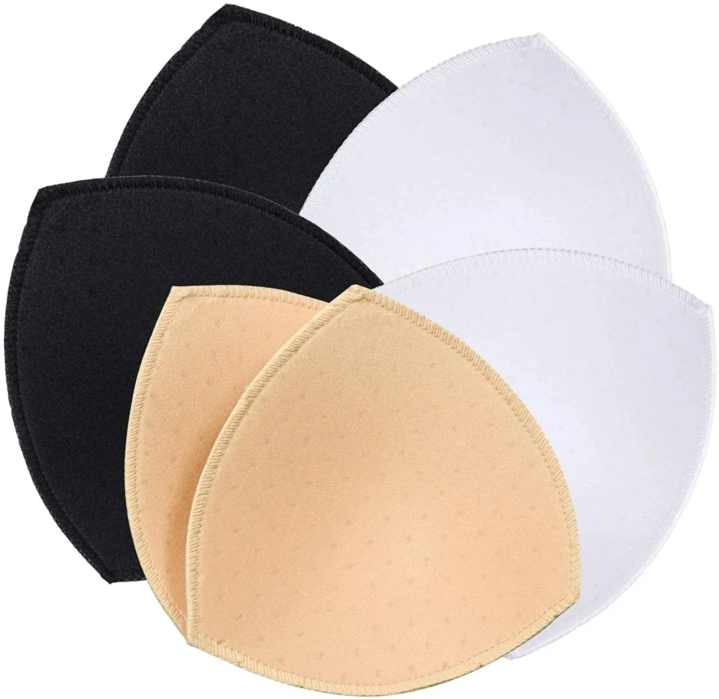 Almohadilla para sujetador, copas triangulares de ventilación, almohadillas de espuma de inserción de realce en el pecho para traje de baño, accesorios de relleno, almohadilla potenciadora extraíble