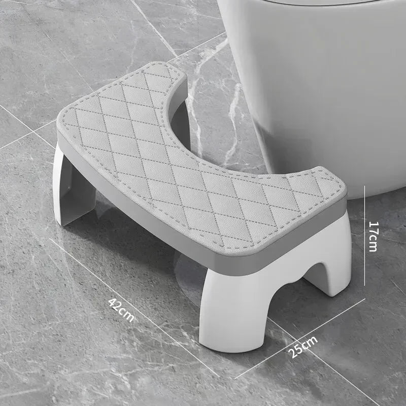 1 orinal en cuclillas impermeable, taburete para inodoro, taburete para pies, taburete para sentadillas para mujeres embarazadas, niños, adultos y personas mayores