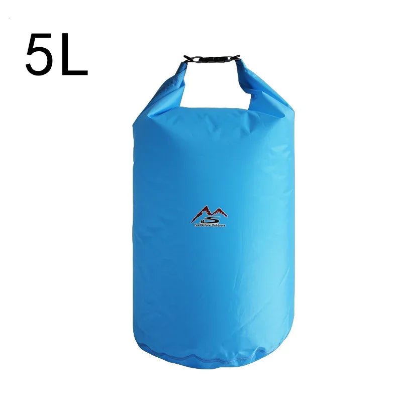Bolsa seca impermeable 5L10L20L40L70L para acampar, senderismo, natación, Rafting, Kayak, río, senderismo, pesca, bolsa de agua al aire libre