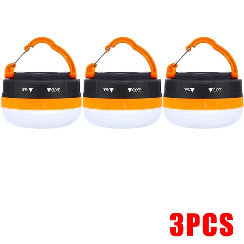 Linterna de Camping de alta potencia de 10W, lámpara para tiendas de campaña, batería aaa, luces portátiles para acampar, lámpara colgante nocturna para senderismo al aire libre