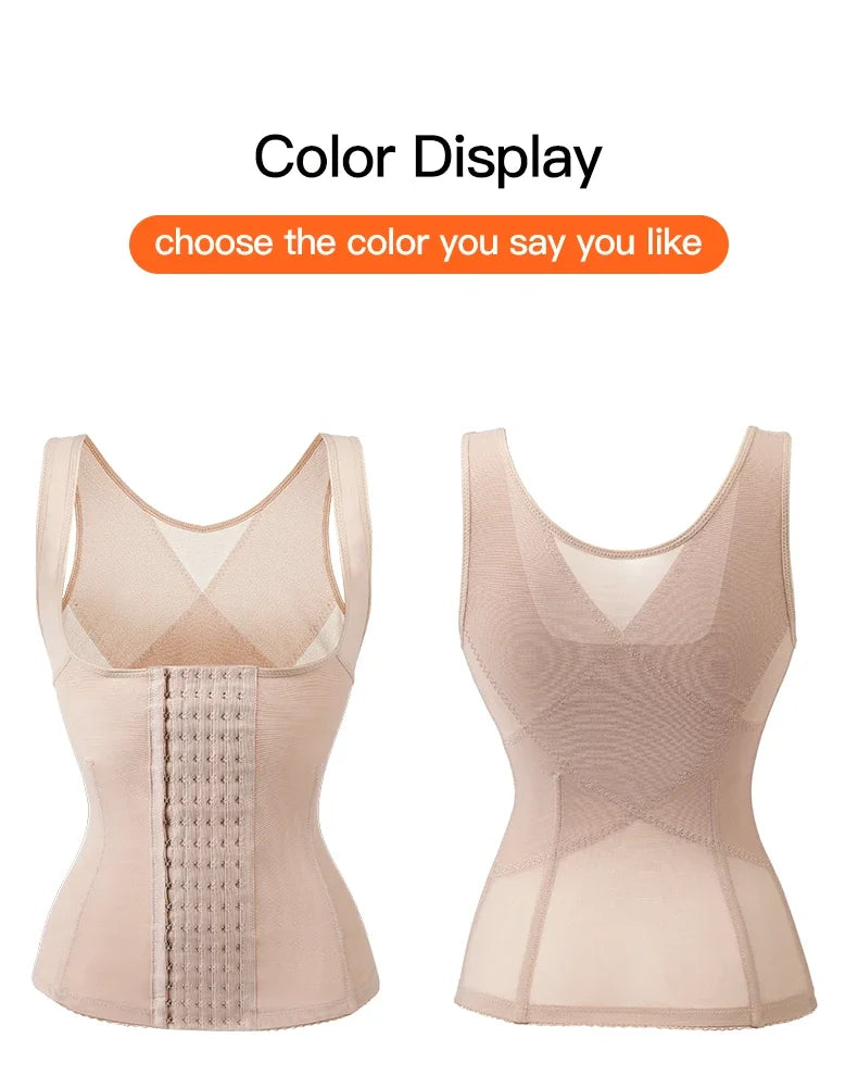 Corsé de cintura posparto para mujer, Top de barriga, ropa moldeadora, envoltura adelgazante, entrenador de cintura plana para vientre, moldeador de cuerpo