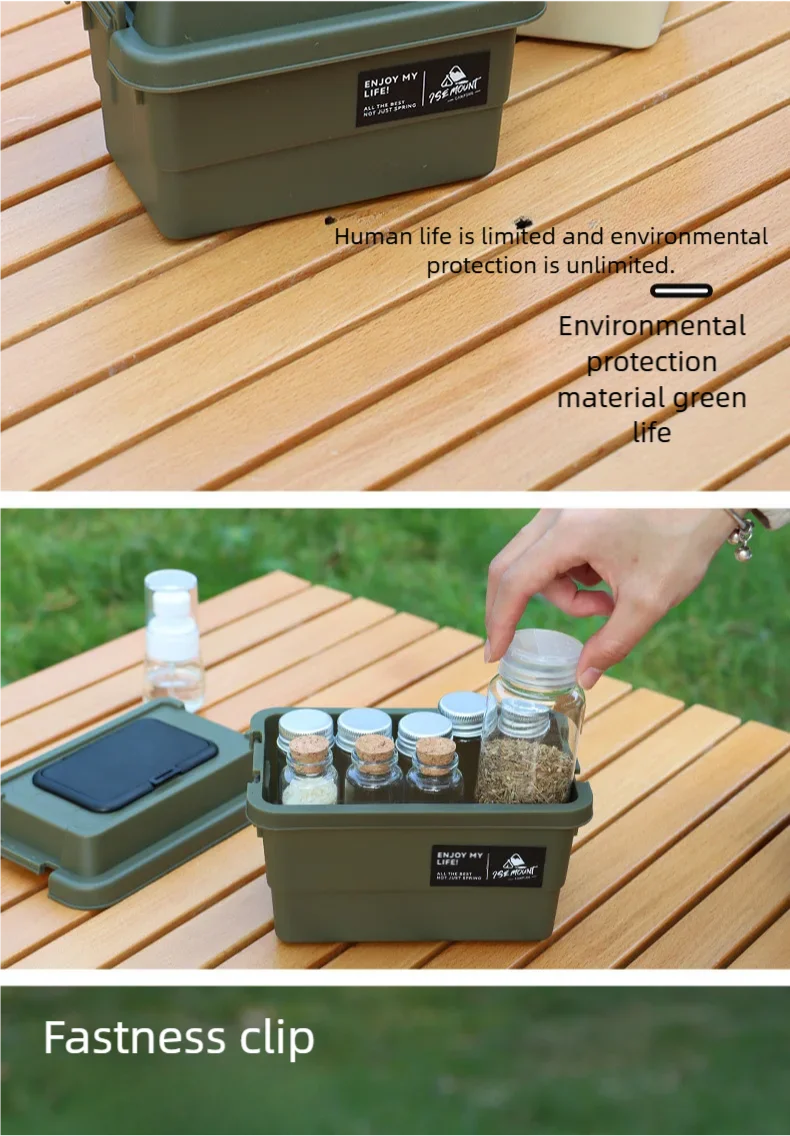 Estuche de pañuelos para acampar, caja de almacenamiento de papel para servilletas de escritorio, organizador portátil de botellas de condimentos para pícnic al aire libre