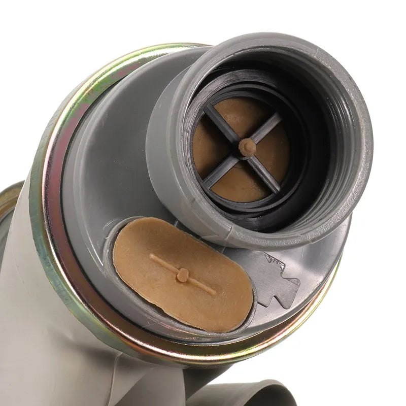 Máscara de Gas fantasma de cara completa negra creativa, respirador de goma, máscara de prevención quÃÂmica, capucha RD40 de 40mm para pintar pesticidas en aerosol