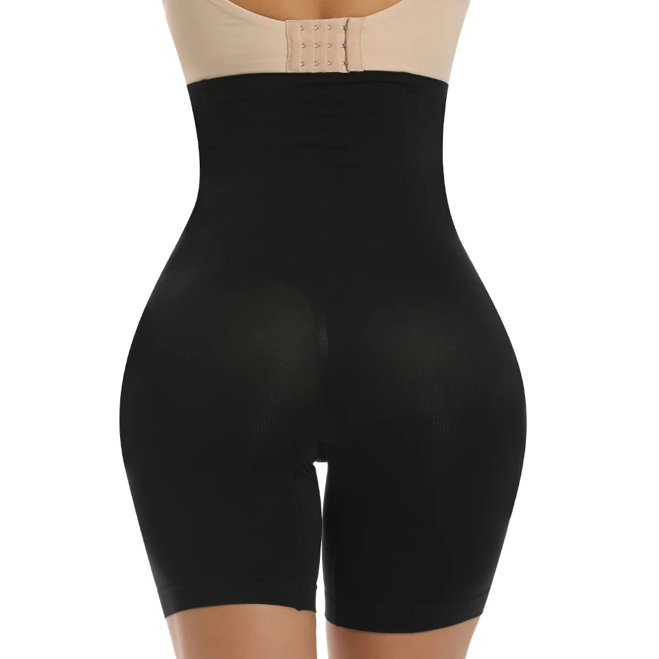 Pantalones cortos moldeadores de cintura alta para mujer, ropa moldeadora para Control de barriga, muslo, entrenador de cintura adelgazante, levantador de glúteos, bragas moldeadoras