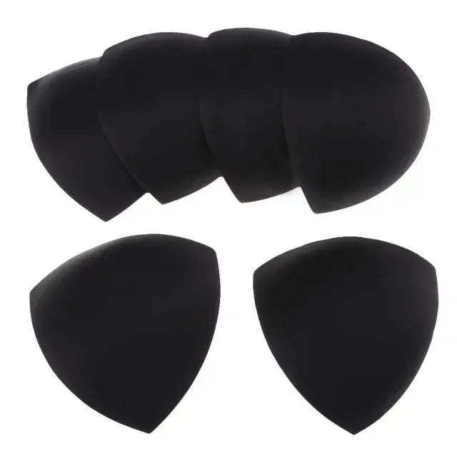Almohadilla para sujetador, copas triangulares de ventilación, almohadillas de espuma de inserción de realce en el pecho para traje de baño, accesorios de relleno, almohadilla potenciadora extraíble