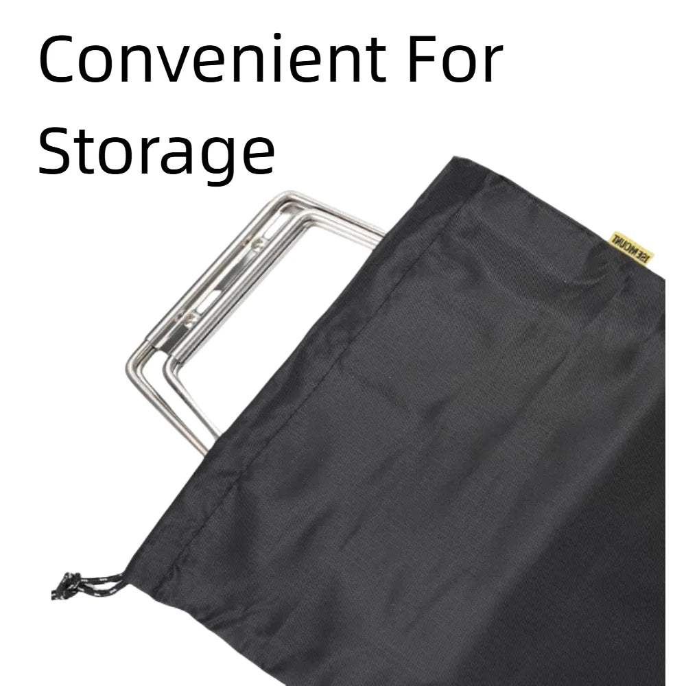 Estante plegable para equipo de acampada al aire libre, estante para caja de hielo, estante para contenedor de caja refrigerada plegable para acampar, 1 ud./2 uds.