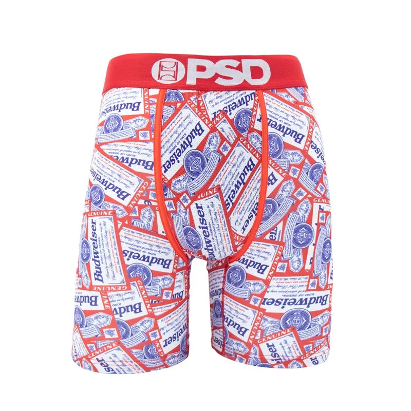 1 Uds. Ropa interior sexi para hombre, Boxershorts, calzoncillos estampados a la moda para hombre, bragas transpirables, ropa interior para hombre, Cuecas, Boxer para hombre, ropa interior