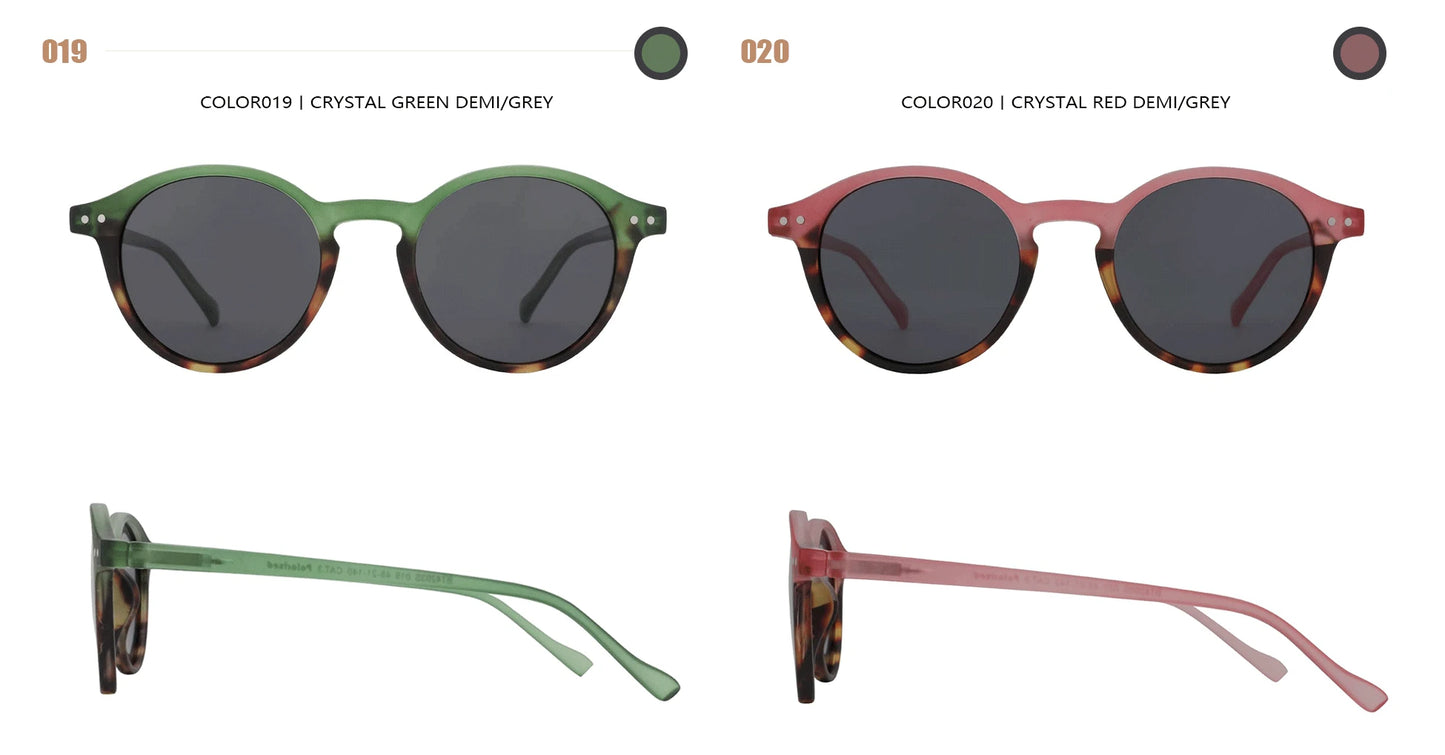 ZENOTTIC (tamaño S) gafas de sol polarizadas circulares Retro 2024 2025 hombres mujeres Vintage pequeñas gafas de sol redondas UV400 gafas de sol