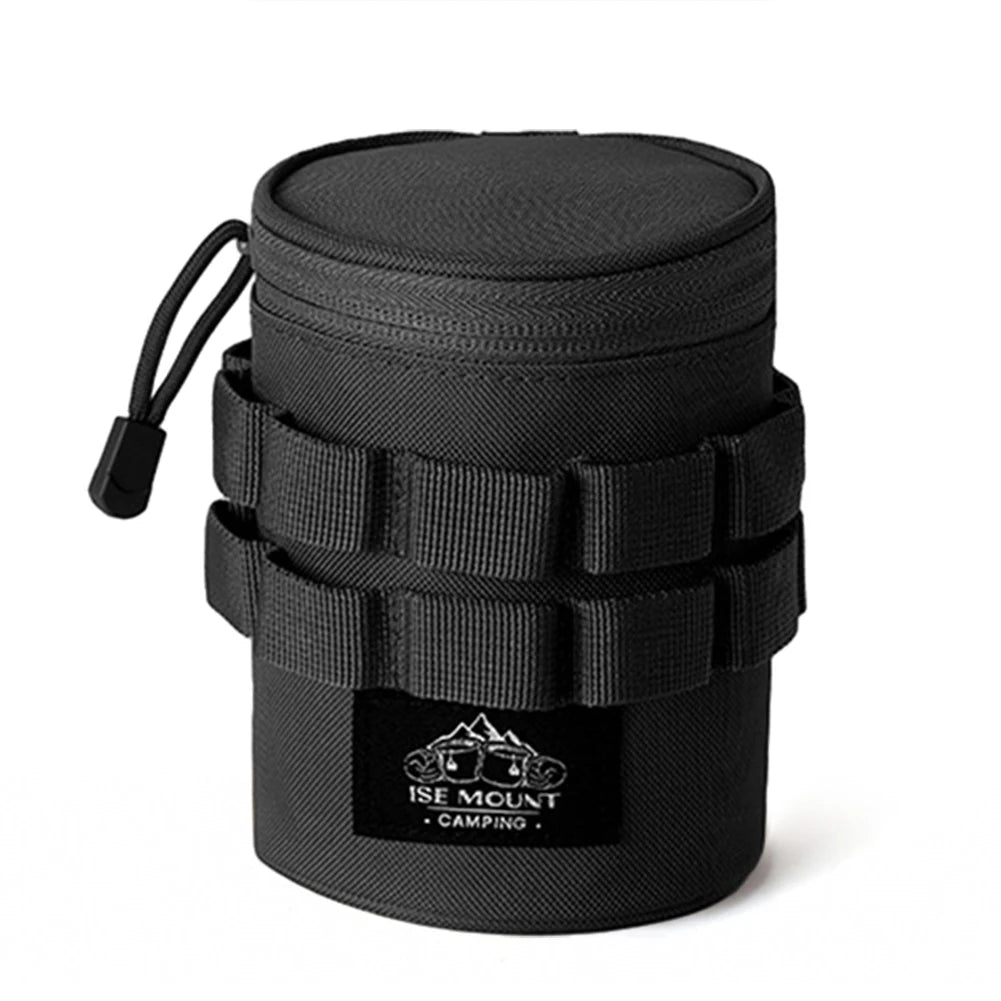 Bolsa de almacenamiento de viaje, bolsa ligera con agujeros colgantes, accesorio de Camping con asa para viajes al aire libre