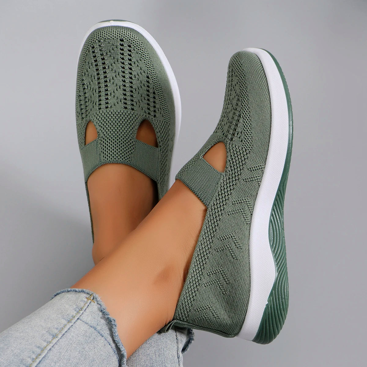 Nuevos zapatos deportivos de primavera para mujer, zapatos deportivos informales a la moda, transpirables, ligeros, antideslizantes, resistentes al desgaste, zapatos planos