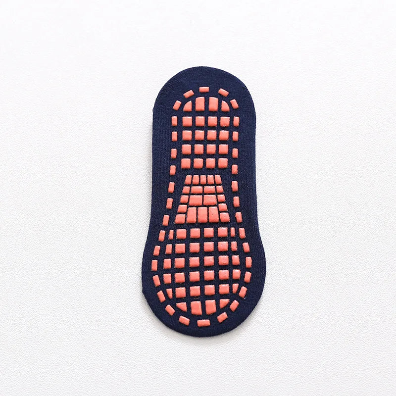 Calcetines antideslizantes para niños y adultos, calcetines de trampolín para padres e hijos, calcetines de algodón elásticos, calcetines deportivos para niños y niñas