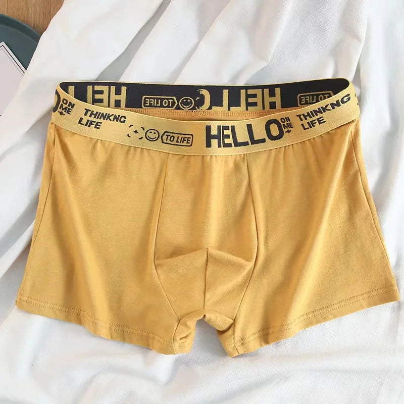 10 Uds. Boxer y calzoncillos para hombre, ropa interior de moda, Boxer y calzoncillos de alta elasticidad, pantalones cortos transpirables suaves para hombre, cómodos