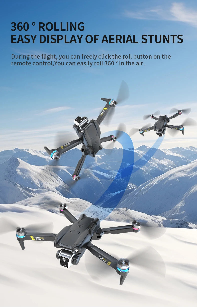 K13MAX Drone profesional RC 8K cámaras HD WIFI FPV altura mantener gesto fotografÃa plegable Quadcopter pantalla Control remoto juguete