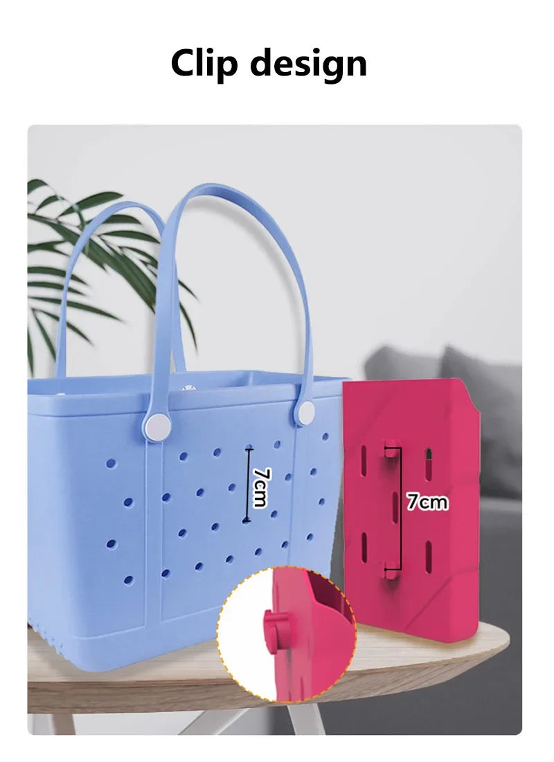 Bolsa de almacenamiento de silicona para teléfono móvil, bolsa de playa, accesorio con Clip, soporte para teléfono móvil, Gadgets de juego para acampar, 1 unidad