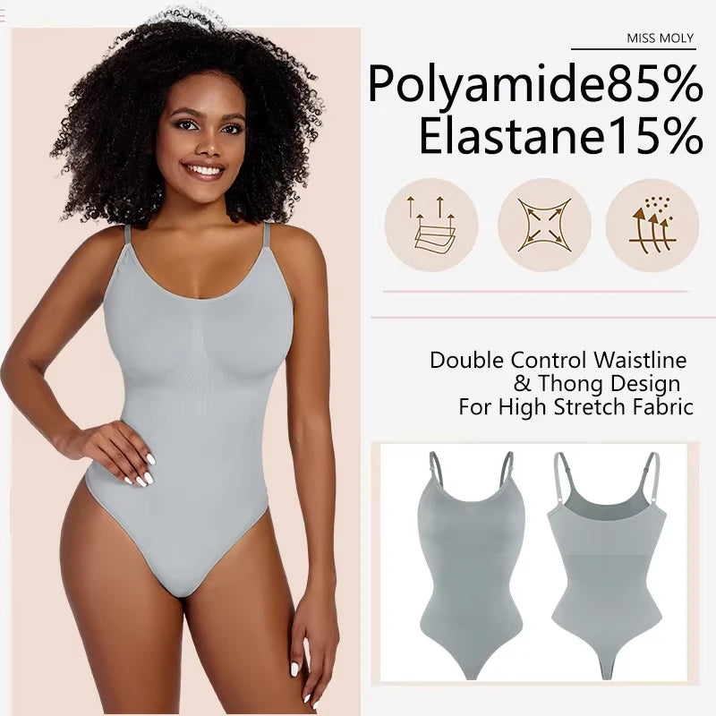 Faja suavizante para mujer, Faja moldeadora de cuerpo completo, Tanga, moldeador de cuerpo suave, esculpido de pecho, ropa interior adelgazante