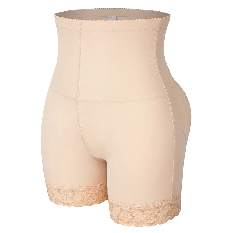 Entrenador de cintura alta, levantador de glúteos con bragas de Control acolchadas, ropa interior adelgazante, moldeadores de barriga, corsé moldeador